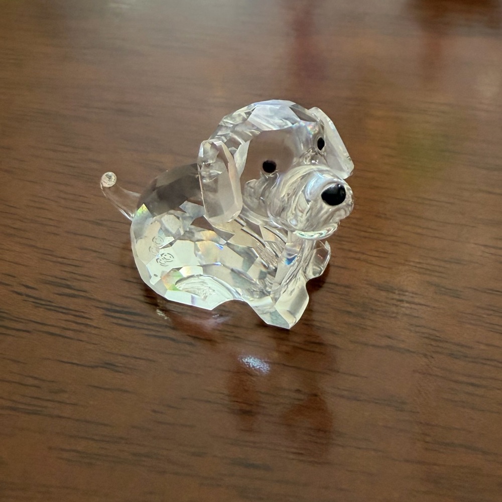 Swarovski Crystal Dog Figurine